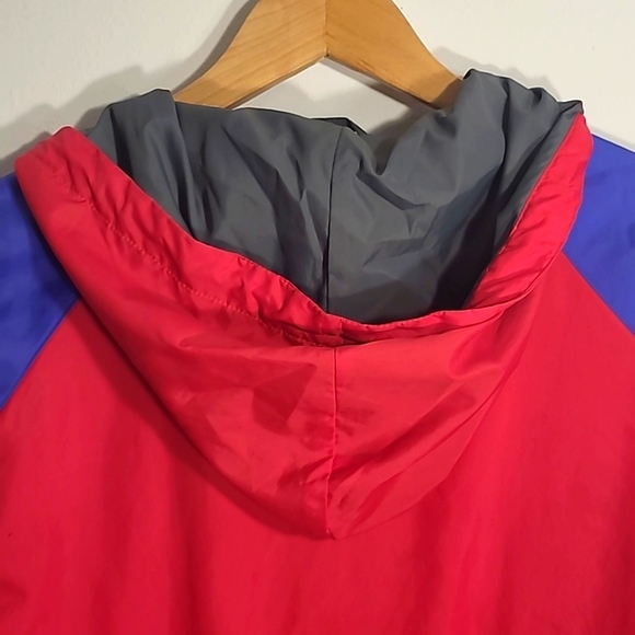 NIKE VINTAGE Magenta Mesh Lined Zip Athletic Windbreaker Size XS/S - Picture 3 of 6